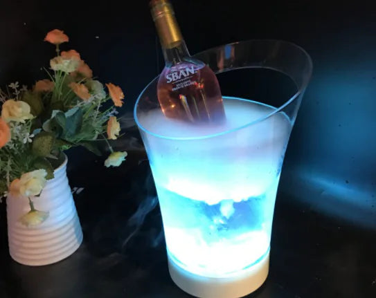 LED Flashing Portable Ice Bucket